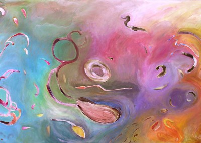 Expansion 2, 2011. Acrylic on Canvas, 60 x 114 inches.