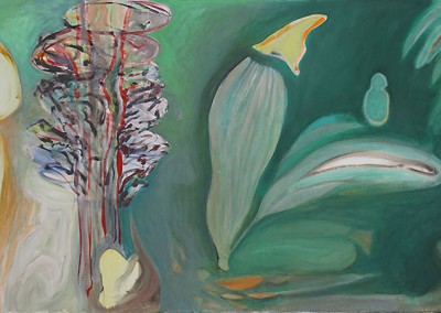 Expansion 12, 2012. Acrylic on Canvas, 60 x 97 inches.