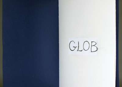 Glob Three artist book title