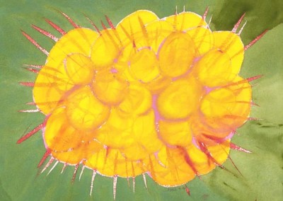 Cluster 52, Gouache on Ragboard, 12 x 16 inches, 2006