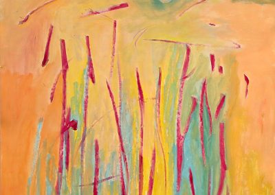 Pebble 5, Acrylic, 50 x 33 in